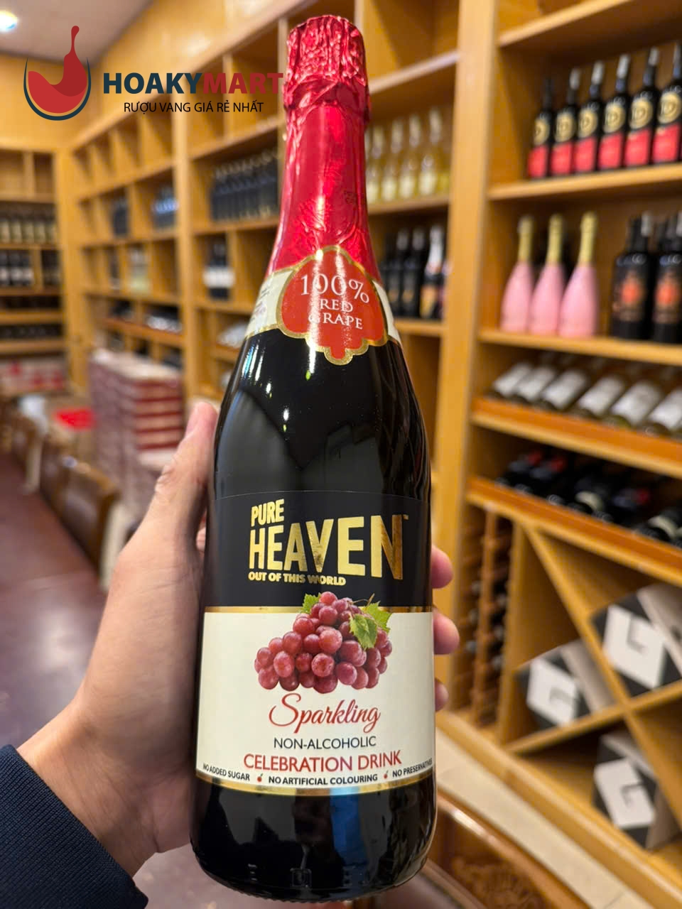 PURE HEAVEN SPARKLING VỊ NHO