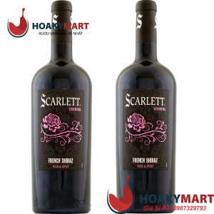 VANG PHÁP SCARLETT ESSENTIAL FRENCH SHIRAZ GIÁ TỐT