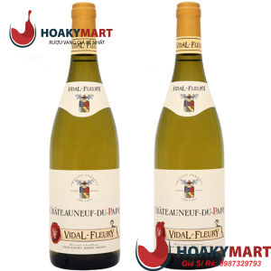 VANG TRẮNG PHÁP VIDAL FLEURY CHATEAUNEUF DU PAPE