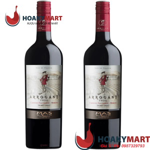 VANG PHÁP ARROGANT FROG CABERNET MERLOT RẺ TỐT