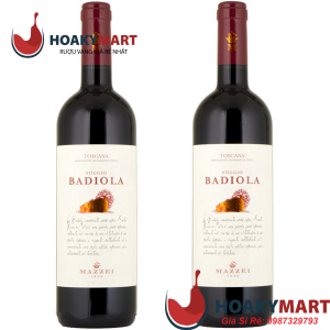 VANG Ý POGGIO BADIOLA TOSCANA MAZZEI =>RẤT RẺ