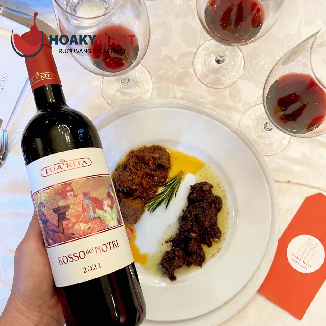 RƯỢU VANG Ý TUA RITA ROSSO DEI NOTRI