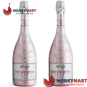 RƯỢU VANG SENSI 18K MOSCATO ROSE =>GIÁ RẺ