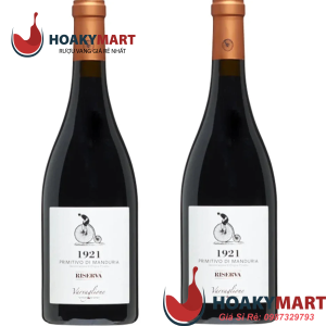 VANG Ý 1921 PRIMITIVO DI MANDURIA RISERVA =>CỰC RẺ
