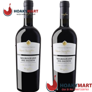 VANG COSIMO VARVAGLIONE COLLEZIONE PRIVATA NEGROAMARO 15 ĐỘ
