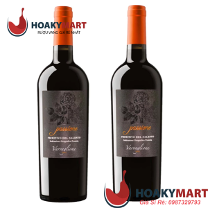 VANG Ý PASSIONE PRIMITIVO DEL SALENTO 14 ĐỘ GIÁ CỰC TỐT
