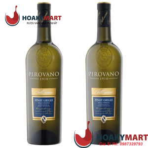 RƯỢU VANG TRẮNG Ý PIROVANO 1910 PINOT GRIGIO GIÁ ÊM