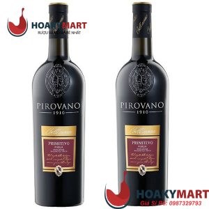 RƯỢU VANG Ý PIROVANO 1910 PRIMITIVO =>RẺ NHẤT