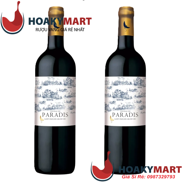 VANG PHÁP CHATEAU DU PARADIS SAINT EMILION GRAND CRU