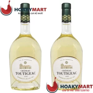 VANG TRẮNG CHATEAU TOUTIGEAC BORDEAUX BLANC SEC