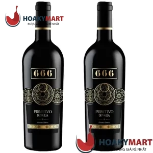 RƯỢU VANG Ý 666 PRIMITIVO DI PUGLIA 18,5 ĐỘ CỰC RẺ