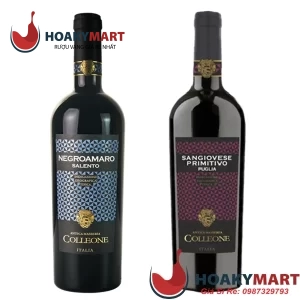 VANG Ý COLLEONE SANGIOVESE PRIMITIVO =>GIÁ RẺ