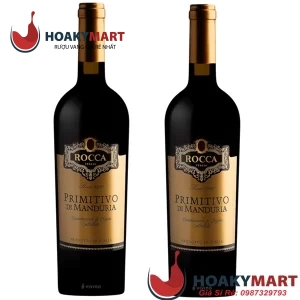 VANG Ý ROCCA PRIMITIVO DI MANDURIA 14,5 ĐỘ