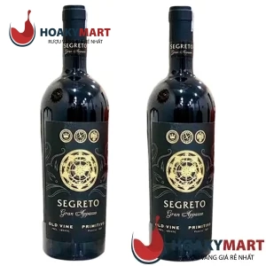 VANG Ý SEGRETO GRAN APPASSO OLD VINE PRIMITIVO - RẺ