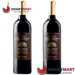 VANG PHÁP CHATEAU PIED D'ARGENT BELLEVUE BORDEAUX