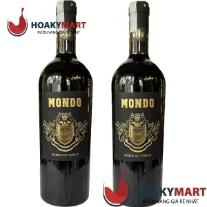 RƯỢU VANG Ý MONDO ROSSO IGT PUGLIA 16 ĐỘ CỰC RẺ