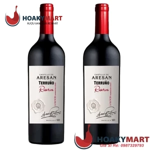 RƯỢU VANG CASTILLO DE ARESAN TERRUNO RESERVA RẺ