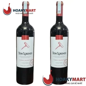 VANG CHILE DON LORENZO CABERNET=>RẺ NHẤT