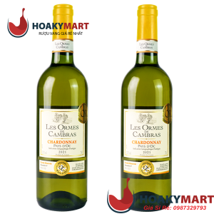 VANG TRẮNG LES ORMES DE CAMBRAS CHARDONNAY 12,5 ĐỘ