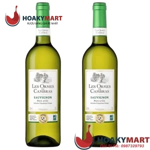 VANG TRẮNG LES ORMES DE CAMBRAS SAUVIGNON BLANC-RẺ