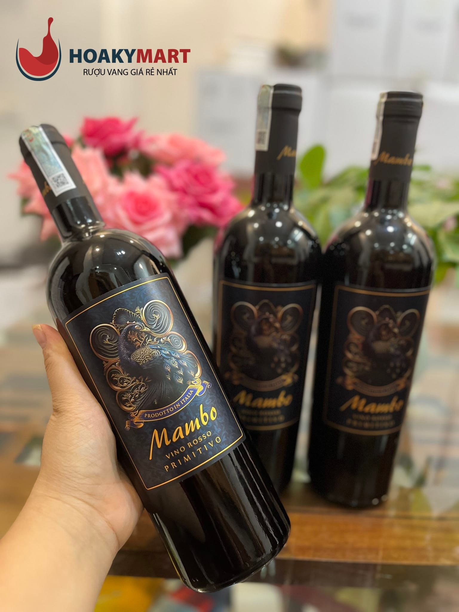VANG Ý MAMBO VINO ROSSO PRIMITIVO PUGLIA RẺ NHẤT