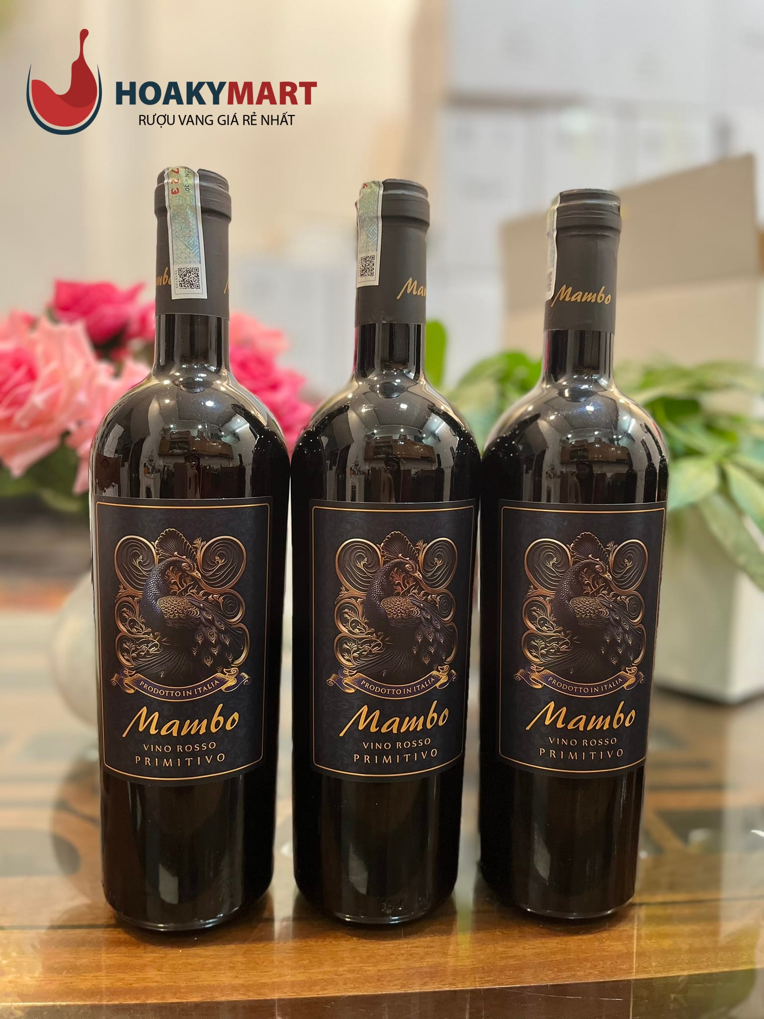 VANG Ý MAMBO VINO ROSSO PRIMITIVO PUGLIA RẺ NHẤT
