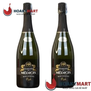 VANG NỔ BARONS DE MEDICIS BLANC DE BLANCS -GIÁ TỐT