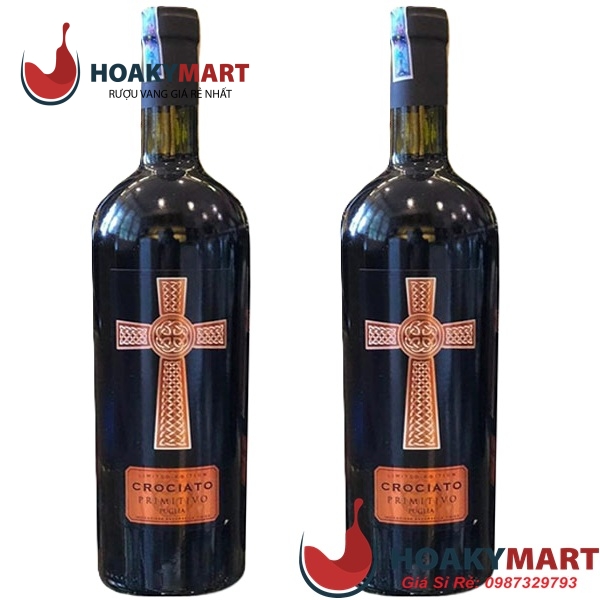 VANG Ý THÁNH GIÁ CROCIATO PRIMITIVO 18 ĐỘ-RẺ NHẤT