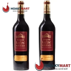 VANG PHÁP BARON DE LESTAC BORDEAUX SIGNATURE RẺ