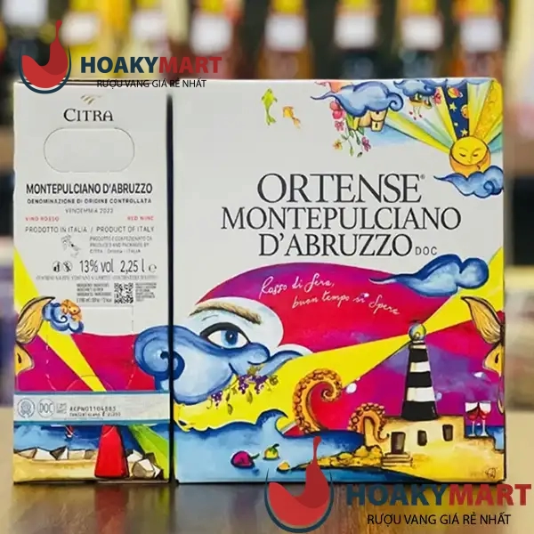 VANG BỊCH ORTENSE MONTEPULCIANO D'ABRUZZO GIÁ TỐT