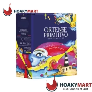 RƯỢU VANG BỊCH ORTENSE PRIMITIVO 2,25L =>RẺ NHẤT
