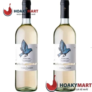 VANG Ý TERREPASSERI RUBICONE TREBBIANO =>RẺ TỐT