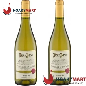 VANG PHÁP VIEUX PAPES COLOMBARD CHARDONNAY RẺ