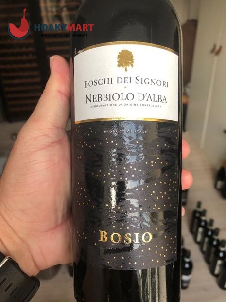 VANG Ý BOSIO BOSCHI DEI SIGNORI NEBBIOLO D'ALBA