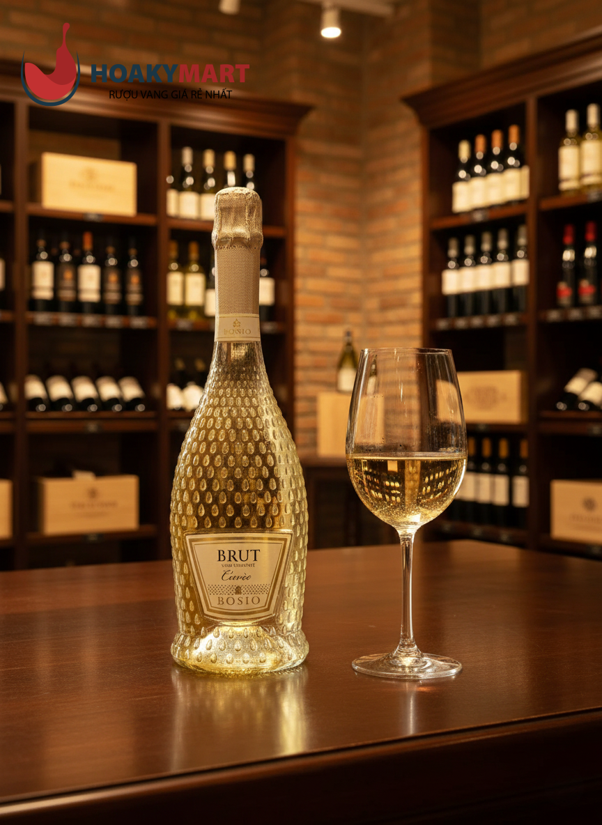 VANG Ý BOSIO BRUT CUVEE SPUMANTE