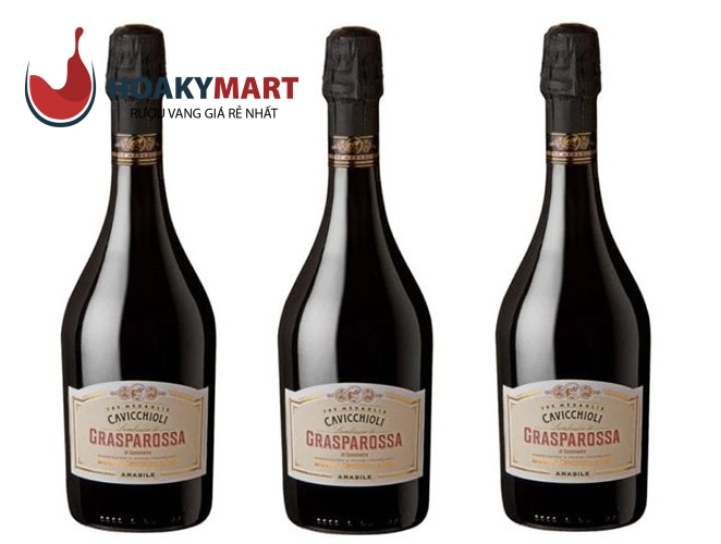 VANG Ý CAVICCHIOLI LAMBRUSCO GRASPAROSSA
