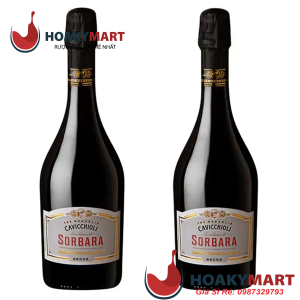 VANG NỔ Ý CAVICCHIOLI LAMBRUSCO DI SORBARA RẺ CỰC