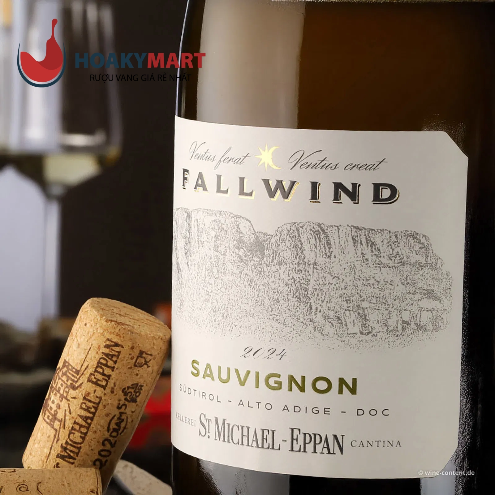 VANG Ý FALLWIND SAUVIGNON ALTO ADIGE DOC