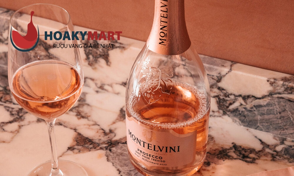VANG Ý MONTELVINI TREVISO PROSECCO DOC ROSE MILLESIMATO BRUT