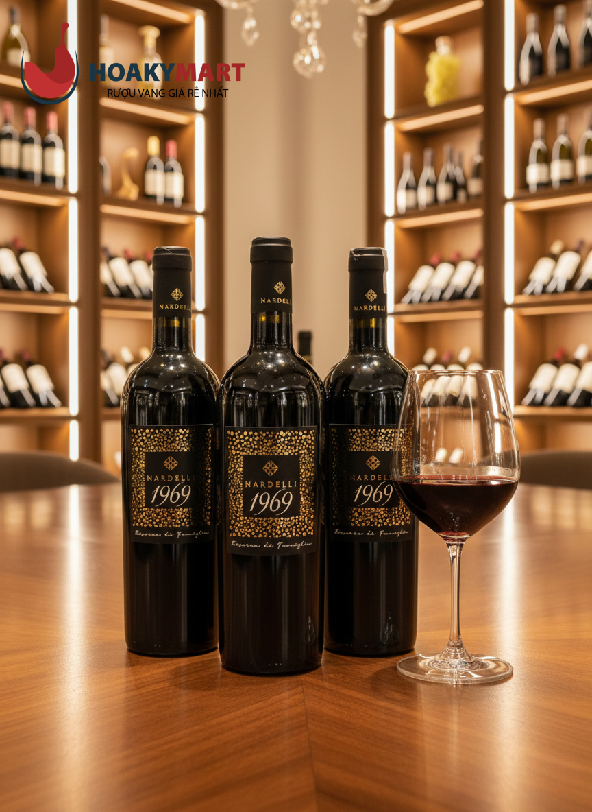 VANG Ý NARDELLI 1969 MERLOT CABERNET