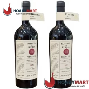 VANG Ý ROSSANA DI PUGLIA PRIMITIVO 17,5 ĐỘ RẺ NHẤT
