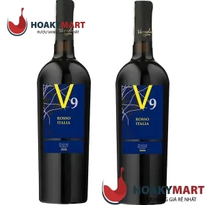 RƯỢU VANG Ý V9 ROSSO ITALIA 14,5 ĐỘ - RẺ NHẤT