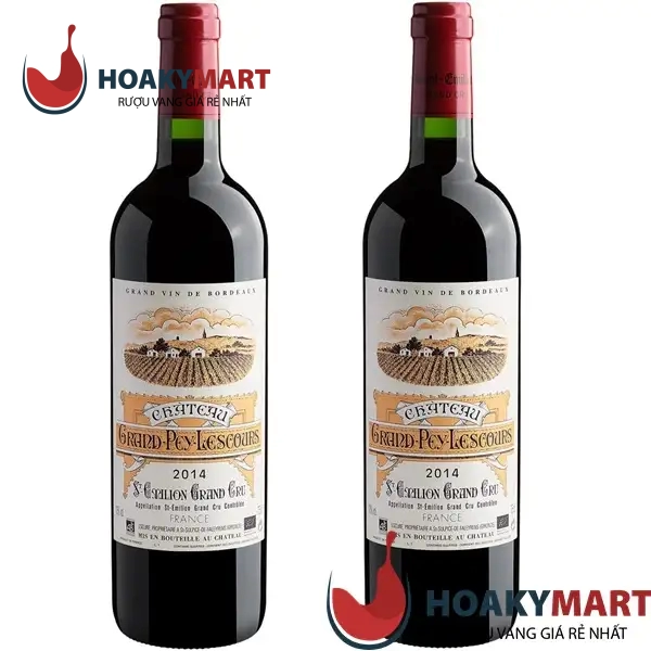 VANG PHÁP CHATEAU GRAND PEY LESCOURS RẺ NHẤT