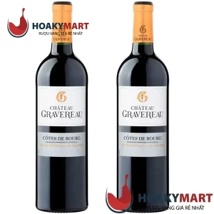VANG PHÁP CHATEAU GRAVEREAU COTES DE BOURG 15 ĐỘ