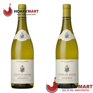 VANG TRẮNG FAMILLE PERRIN CÔTES-DU-RHÔNE RÉSERVE BLANC