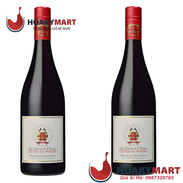 VANG PHÁP LES TERRASSES DE L’ERIDAN CÔTES-DU-RHÔNE ROUGE