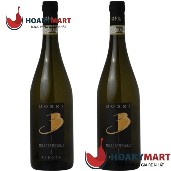 VANG NGỌT Ý BOERI MOSCATO D'ASTI RIBOTA - SIÊU RẺ