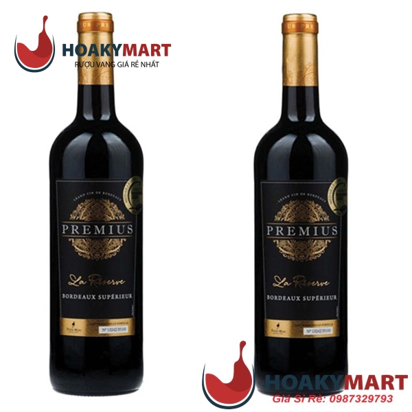 VANG PHÁP PREMIUS LA RÉSERVE BORDEAUX SUPÉRIEUR