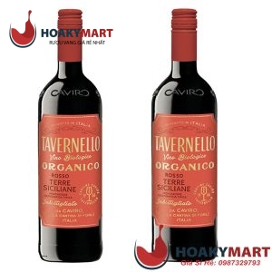 VANG Ý TAVERNELLO ORGANICO ROSSO TERRE SICILIANE