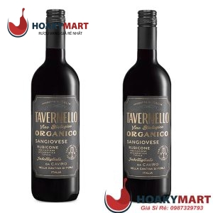 VANG Ý TAVERNELLO ORGANICO SANGIOVESE RUBICONE